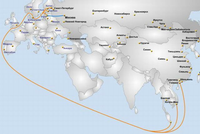 Доставка грузов из Китая по суше и морю